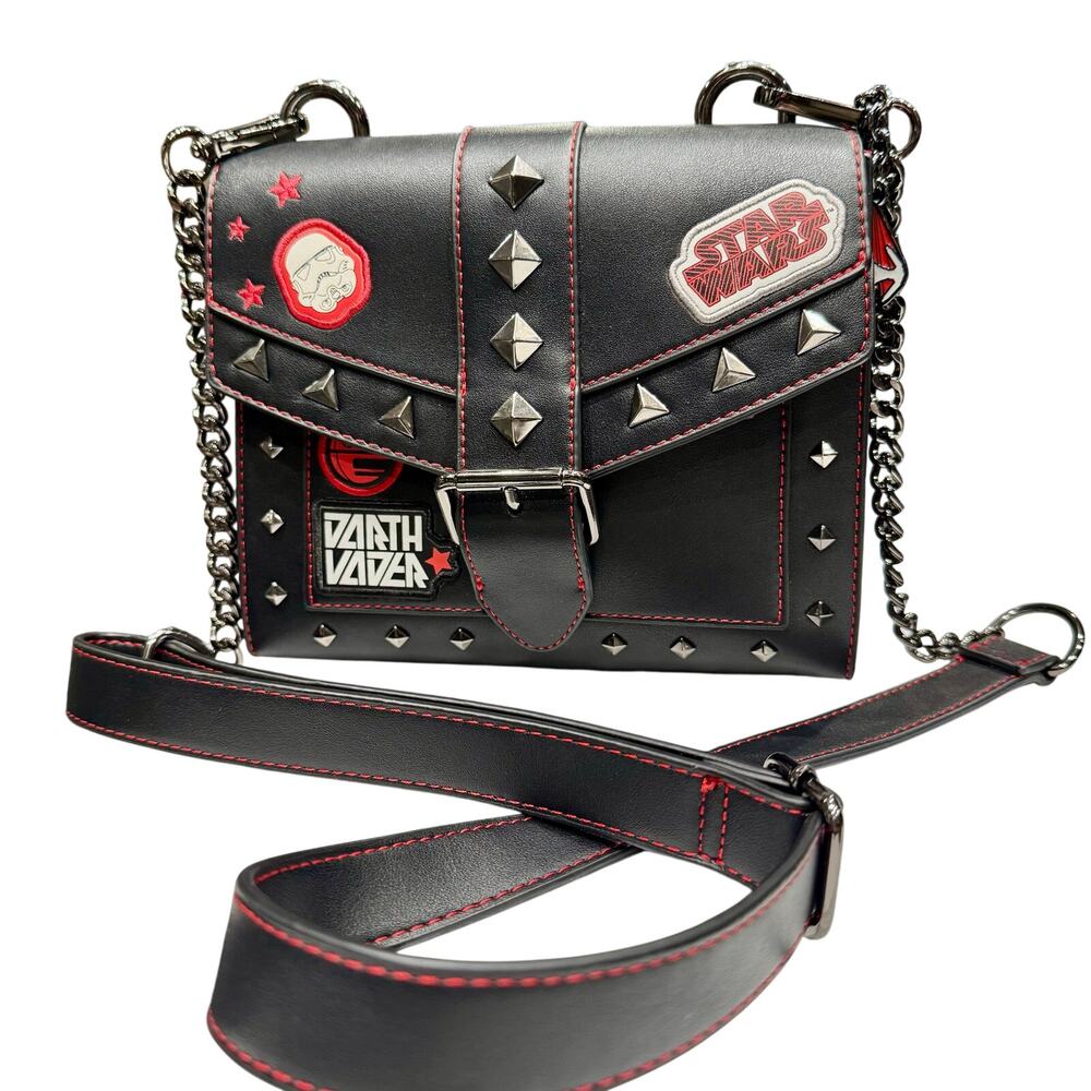 Disney Loungefly Star Wars Empire Icons Crossbody Bag punk, Patches,studs,grunge